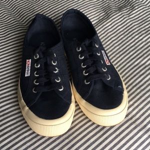 Navy blue Superga sneakers